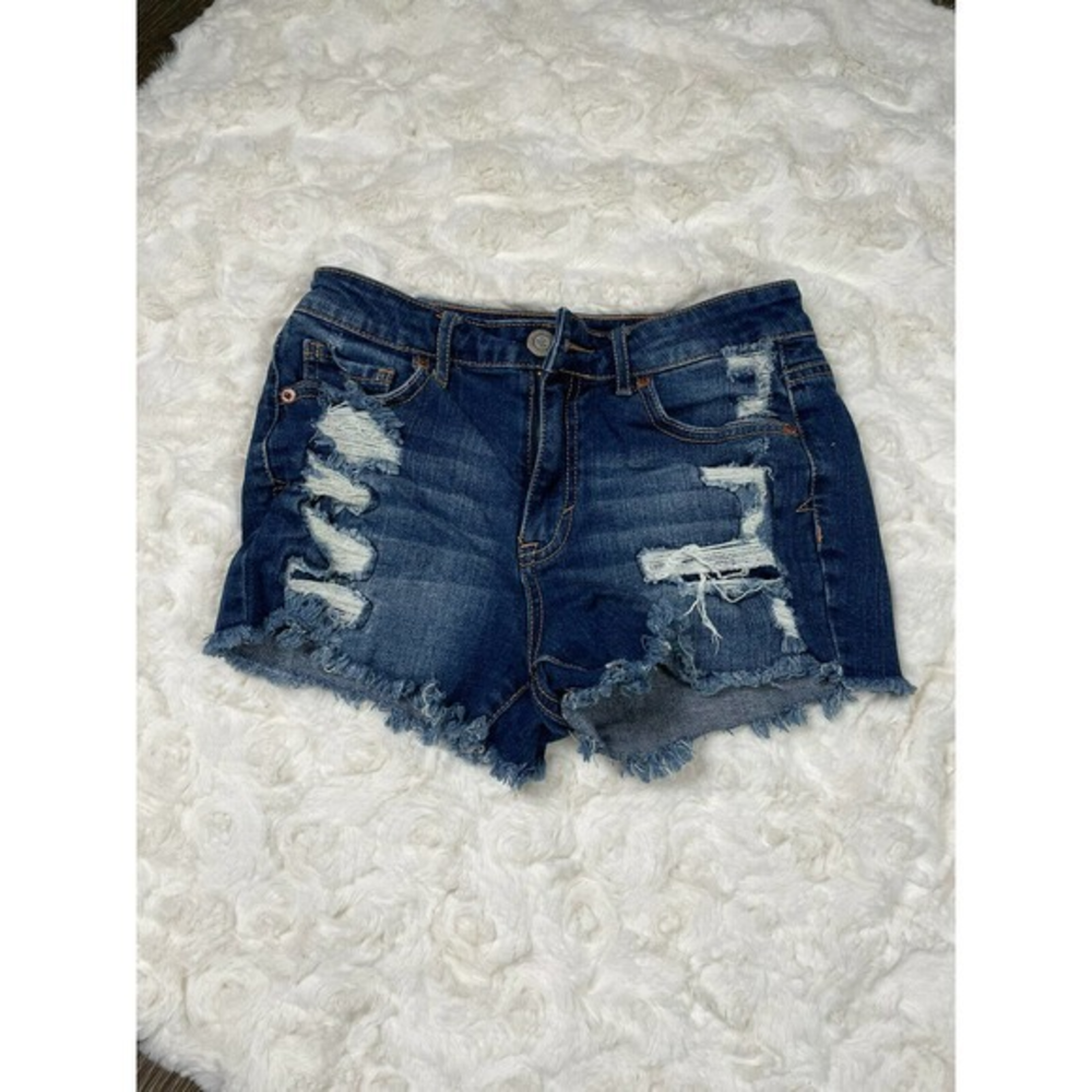 Aeropostale‎ Jean Shorts High Waisted Shorty Size 2
